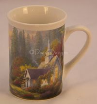 Thomas Kinkade THE FOREST CHAPEL Coffee Mug